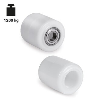 TR-76-R-Monolithische Gabelhubwagenrollen aus Polyamid 6